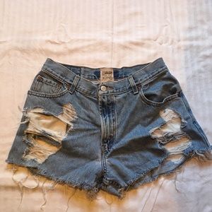 Vintage jean shorts